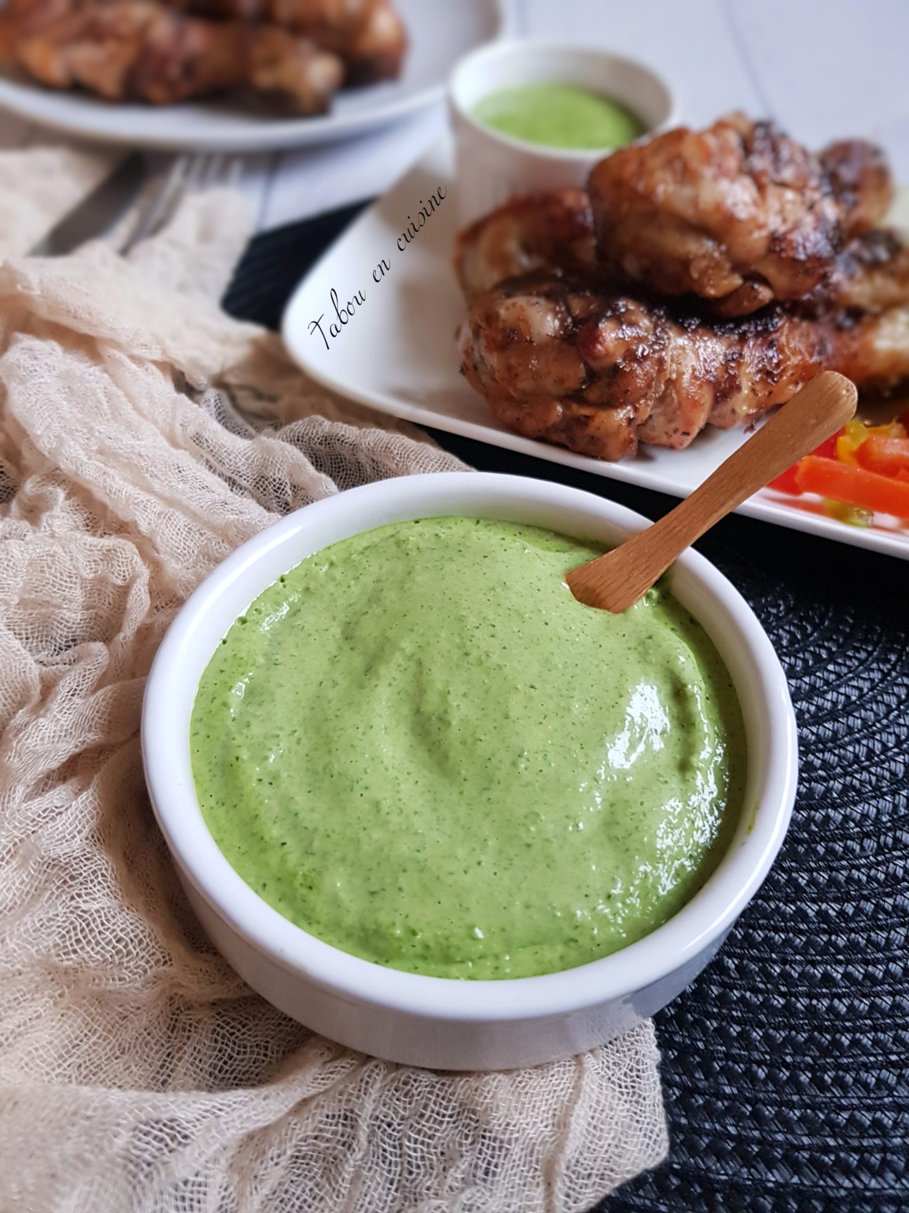 Sauce verte (poulet braisé) – Tabou En Cuisine