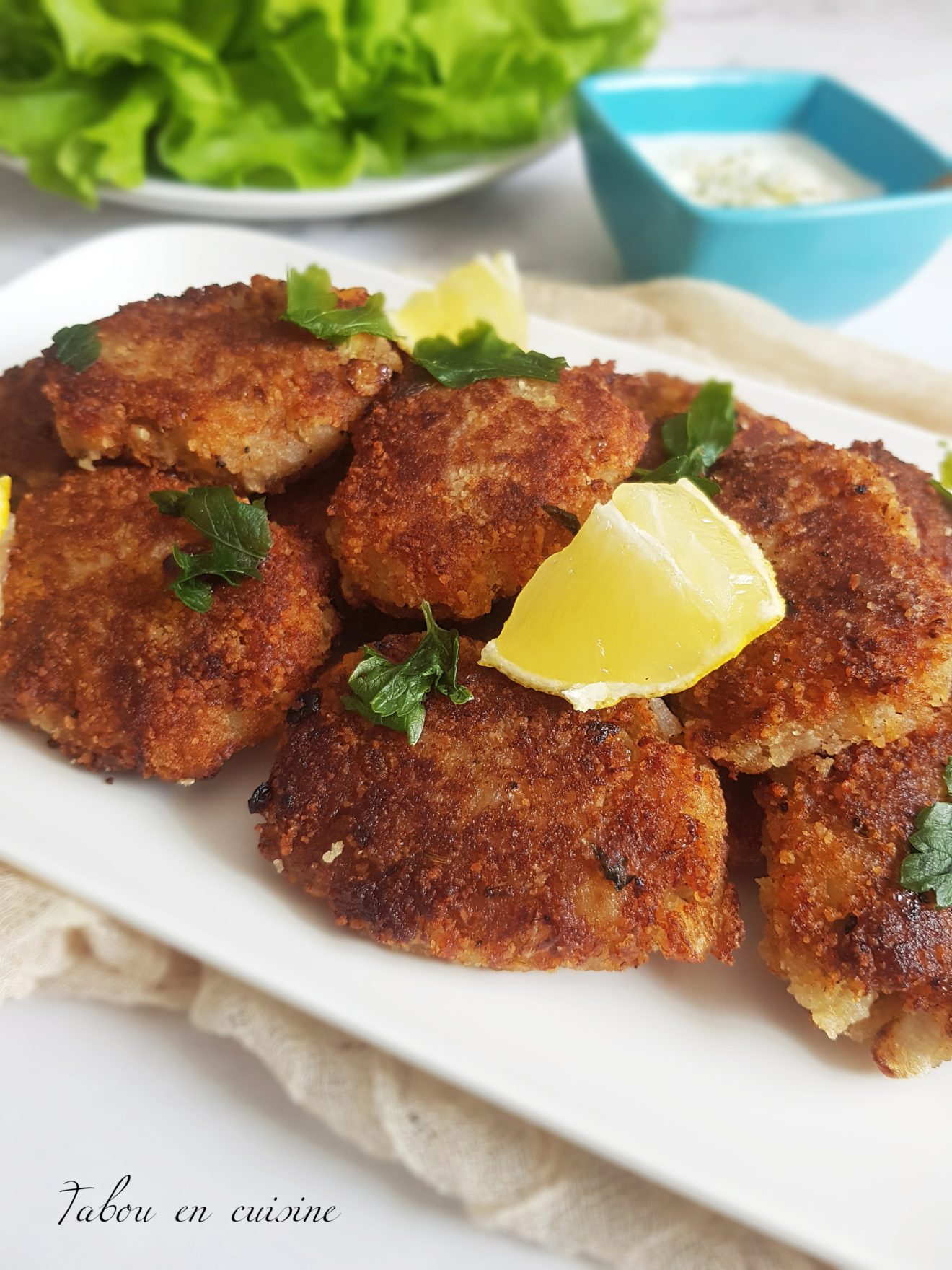 Croquettes de thon et pommes de terre Tabou en cuisine