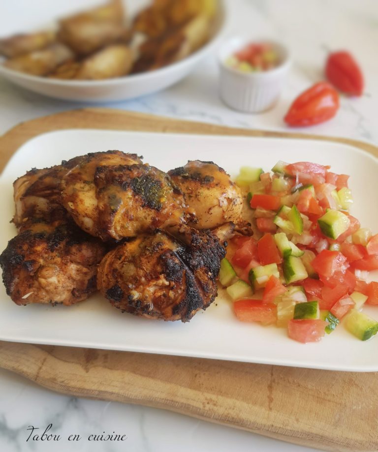 Poulet à la jerk (poulet épicé jamaïcain) Tabou en cuisine