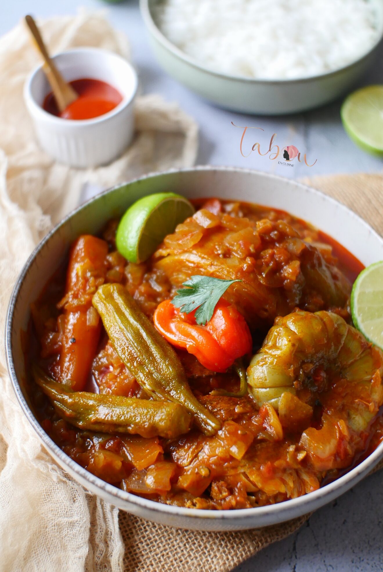 Thiou diw tiir (huile de palme)